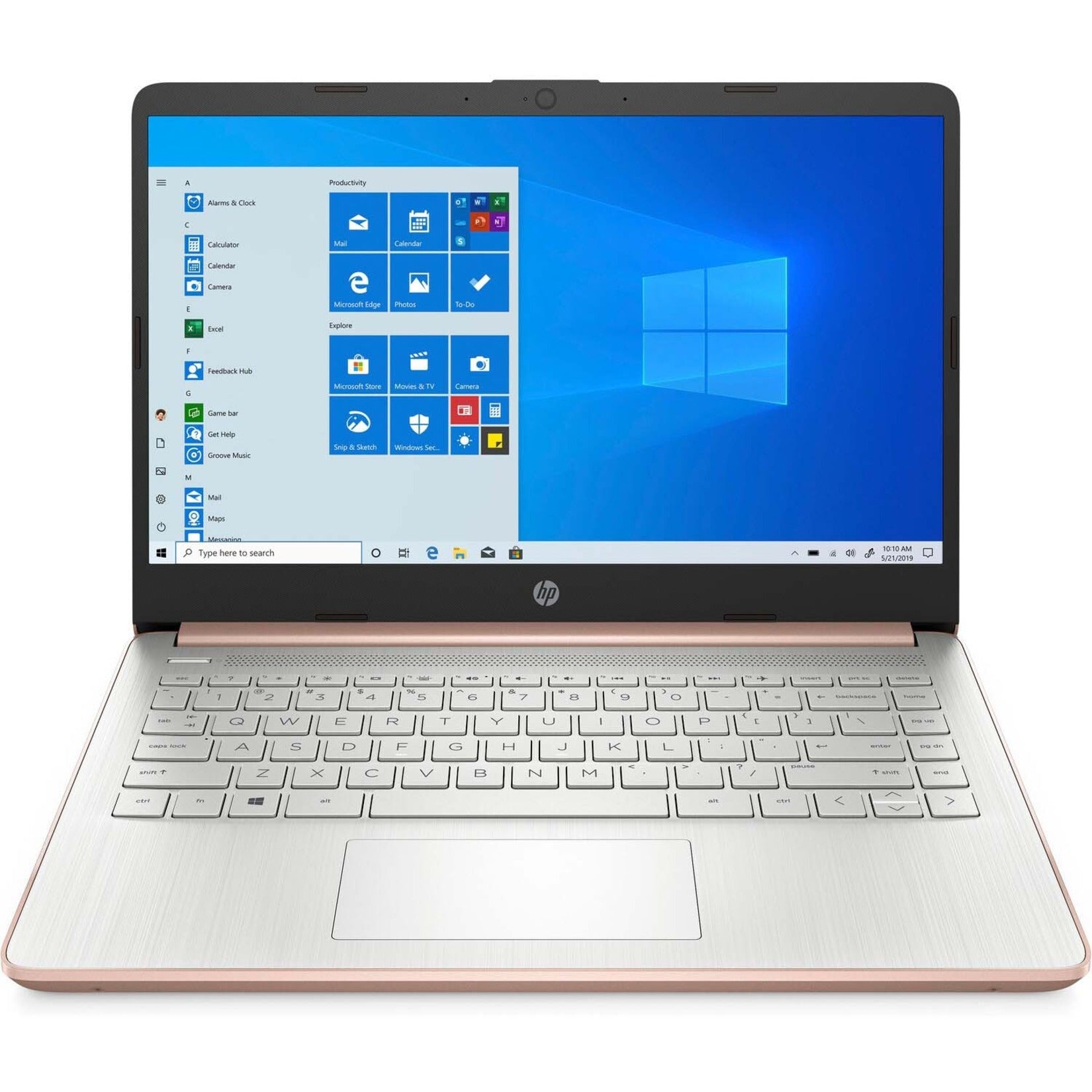 HP Laptop 14-dq0070nr 14" Touchscreen Notebook, Intel Celeron N4020, 4GB RAM, 64GB Flash Memory, Windows 10 Home in S mode