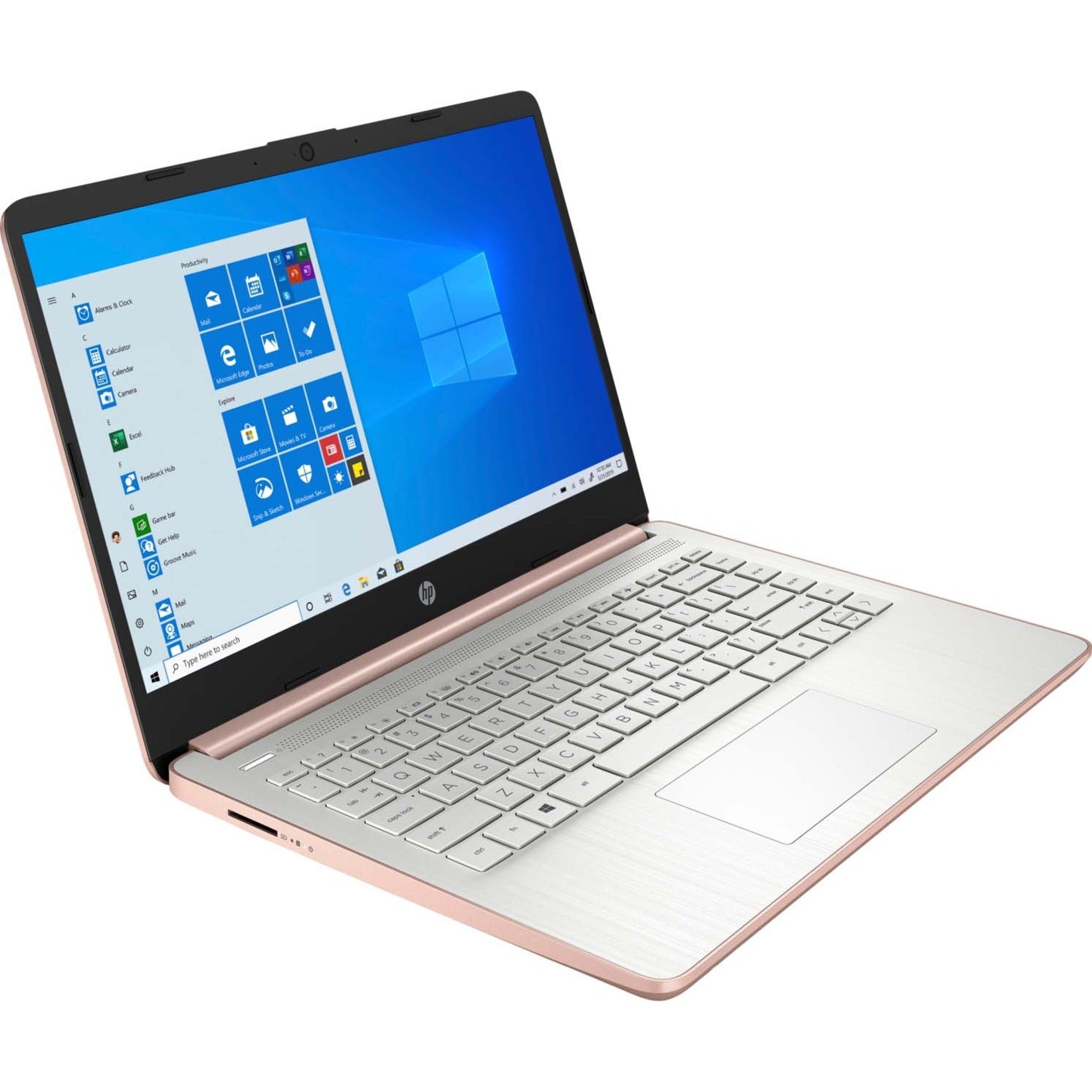 HP Laptop 14-dq0070nr 14 Touchscreen Notebook, Intel Celeron N4020, 4GB RAM, 64GB Flash Memory, Windows 10 Home in S mode