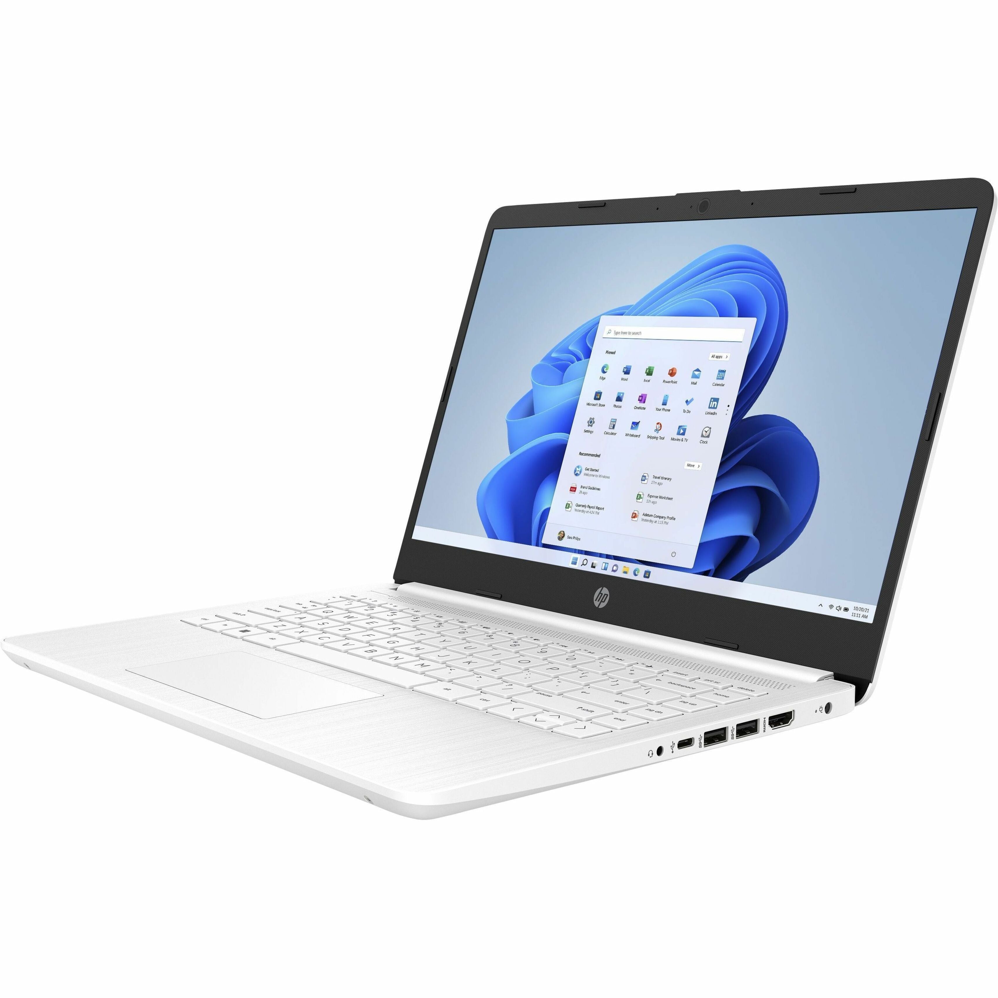 HP Laptop 14-dq0080nr 14 Touchscreen Notebook, Intel Celeron N4020, 4GB RAM, 64GB Flash Memory, Windows 10 Home in S mode