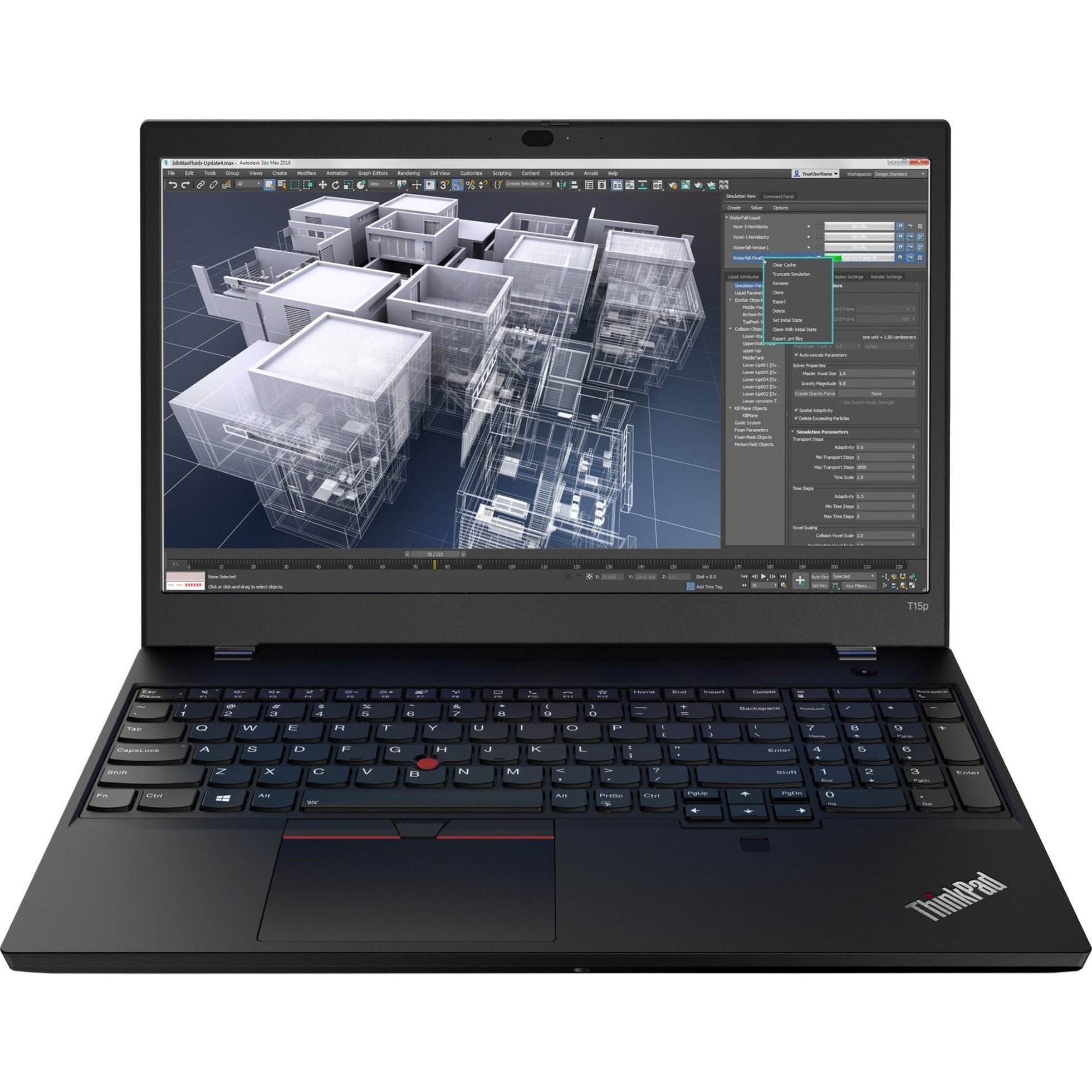 Lenovo 21A7001AUS ThinkPad T15p Gen 2 15.6 Notebook, Windows 10 Pro, Intel Core i7, 16GB RAM, 1TB SSD, 3 Year Warranty
