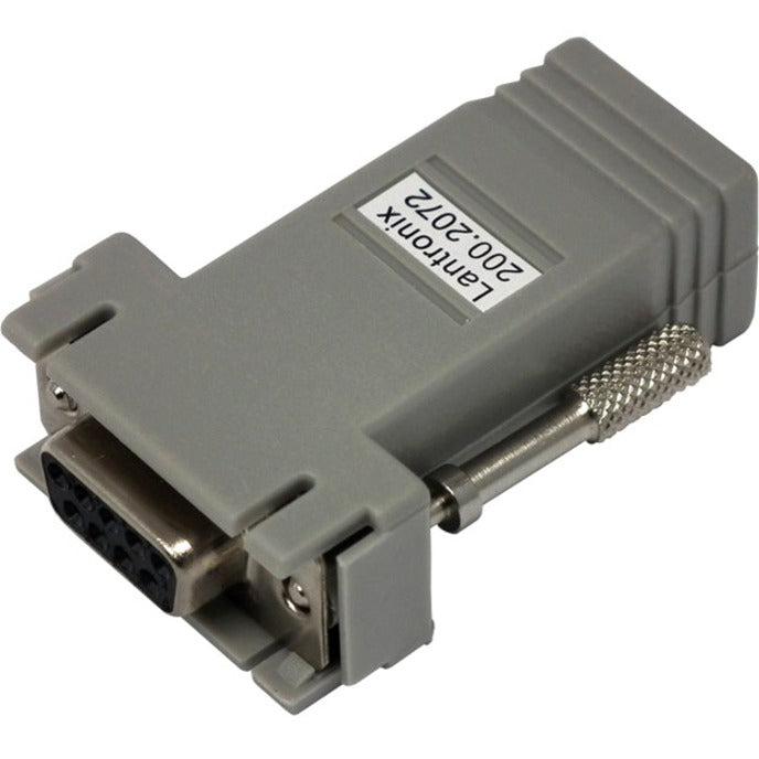 Lantronix ACC-200.2072 Accessory RJ45 to DB9F DTE Adapter, SLC, EDSxPR, EDSxPS, Connection to DB9M DCE