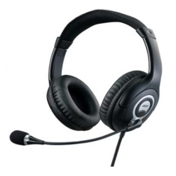 Acer GP.HDS11.00T AHW110 Acer Headset, Gray/Black