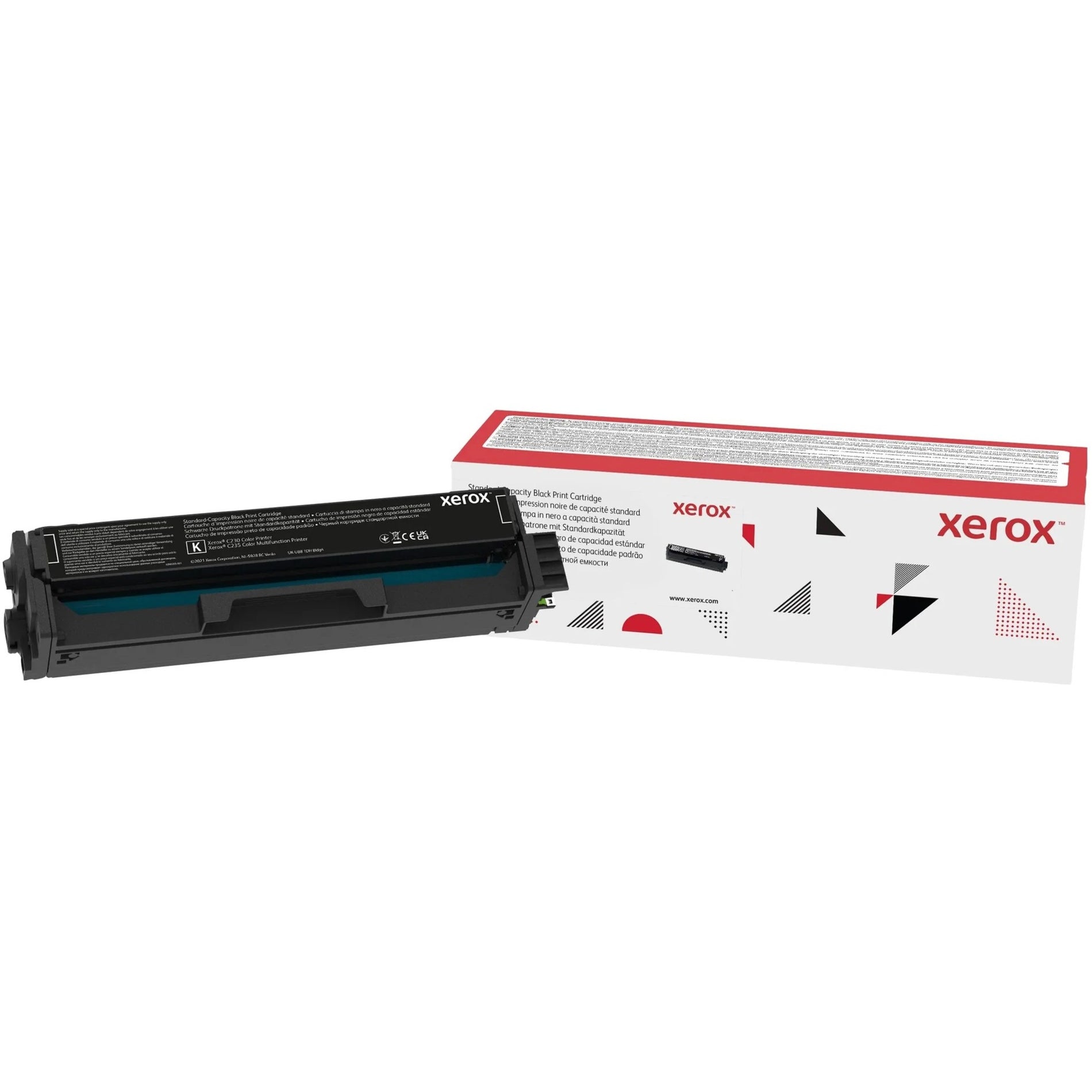 Xerox 006R04383 C230 / C235 Black Standard Capacity Toner Cartridge (1,500 pages), Original