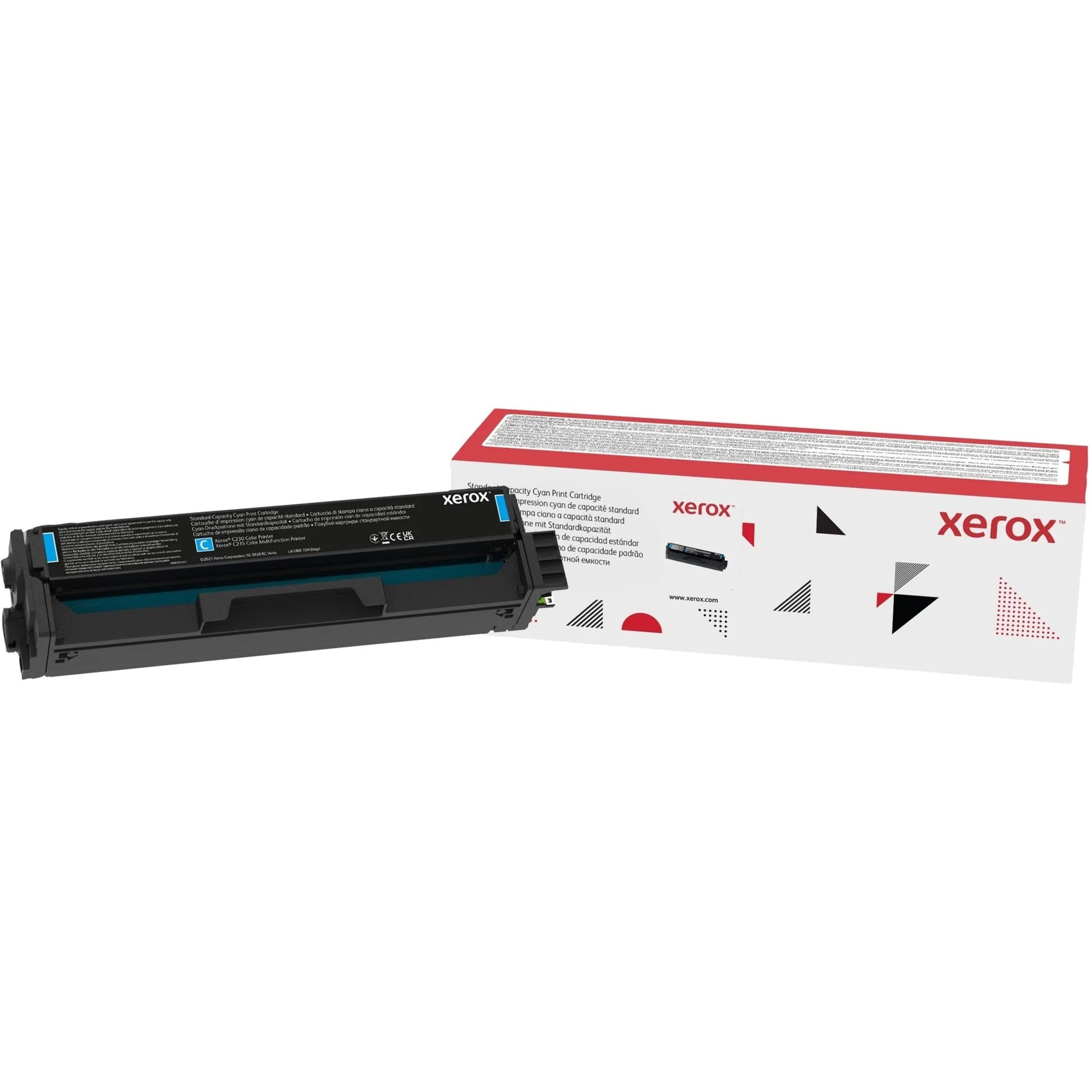 Xerox 006R04384 C230 / C235 Cyan Standard Capacity Toner Cartridge (1,500 pages), Original