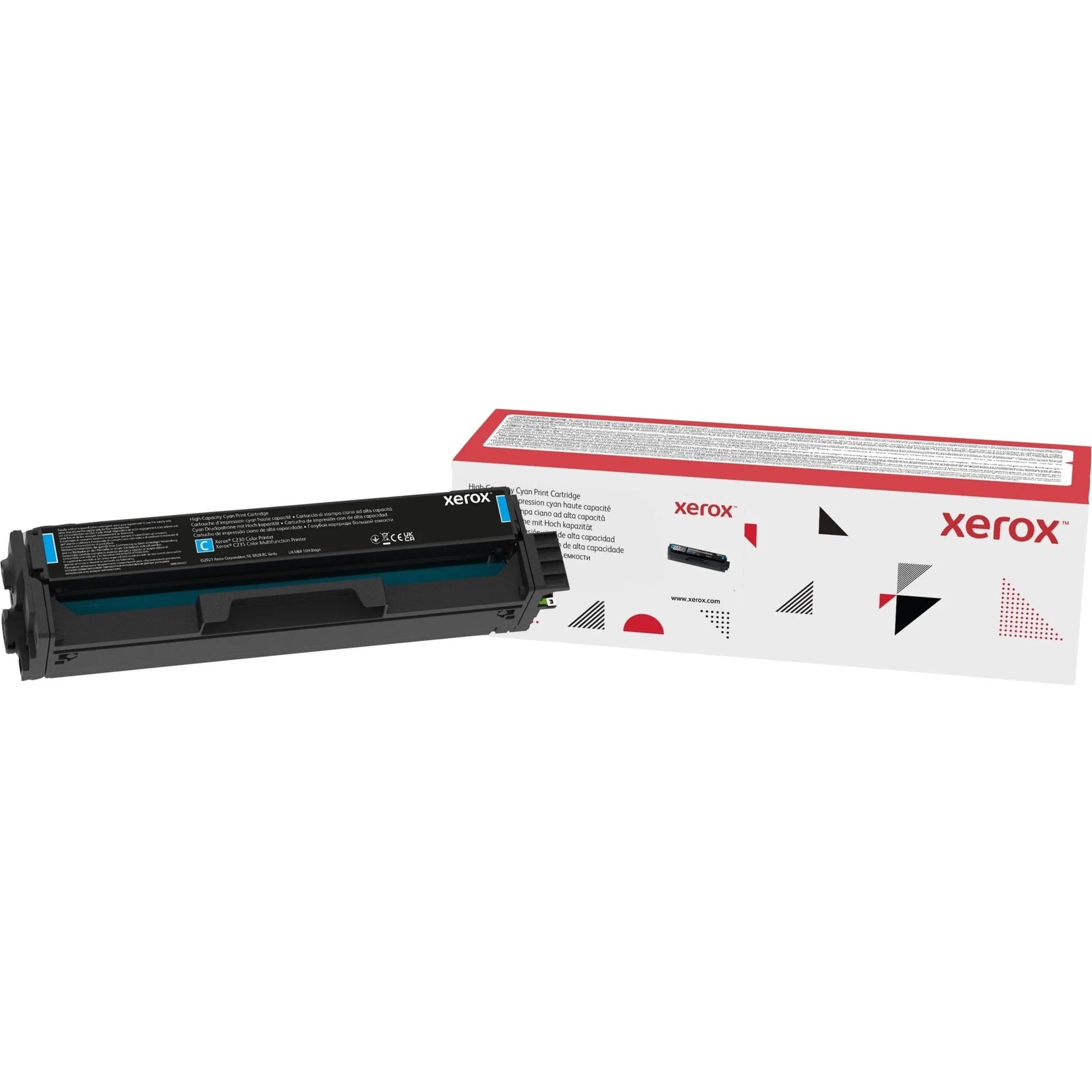 Xerox 006R04392 C230 / C235 Cyan High Capacity Toner Cartridge (2,500 pages), Original