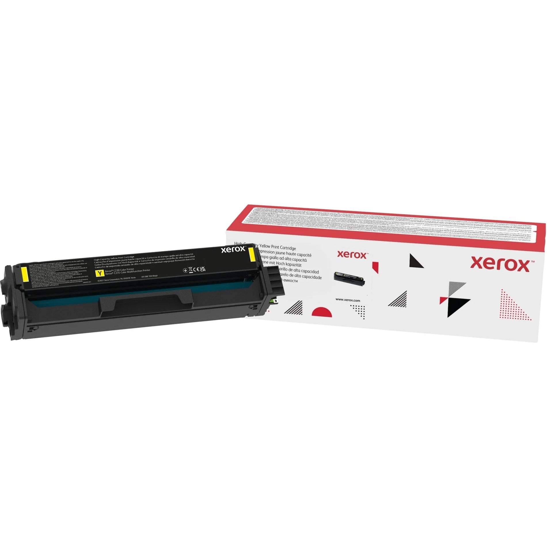 Xerox 006R04394 C230 / C235 Yellow High Capacity Toner Cartridge (2,500 pages), Original