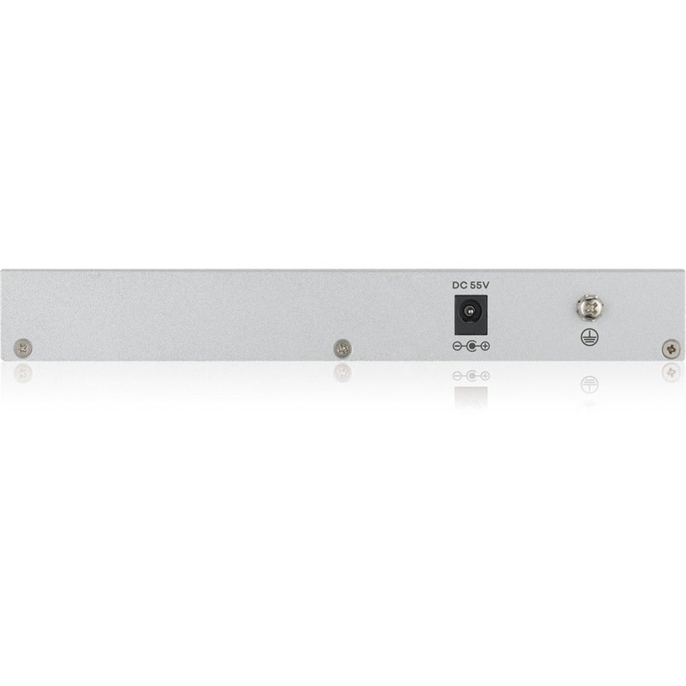 ZYXEL GS1200-5HPv2 5-Port GbE Web Managed PoE Switch, Gigabit Ethernet, 60W PoE Budget