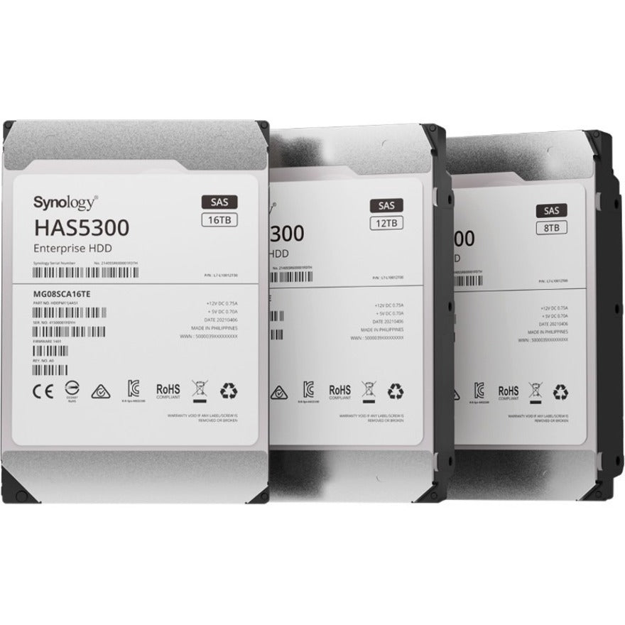 Synology HAS5300-12T 3.5" SAS HDD, 12TB 7200 rpm SAS 12 Gb/s