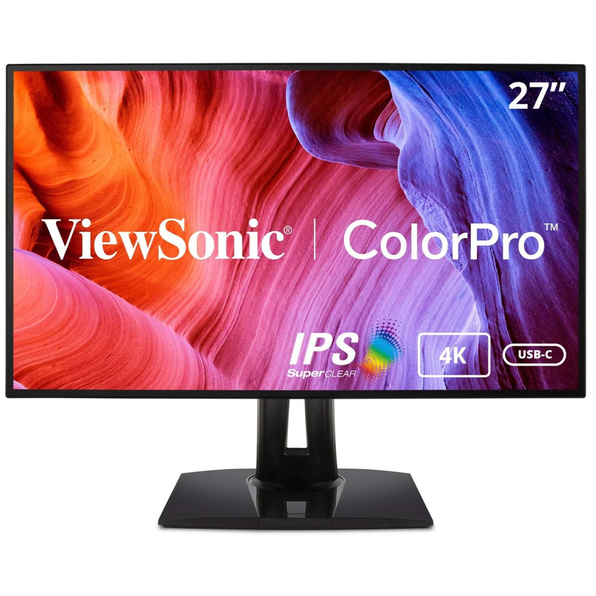 ViewSonic VP2768A-4K ColorPro 27" 4K UHD Design Monitor with USB-C, 3840 x 2160 Resolution