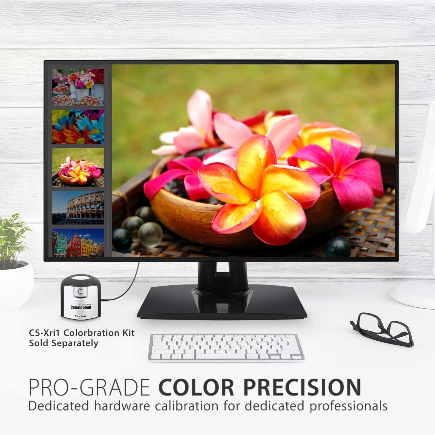 ViewSonic VP2768A-4K ColorPro 27" 4K UHD Design Monitor with USB-C, 3840 x 2160 Resolution
