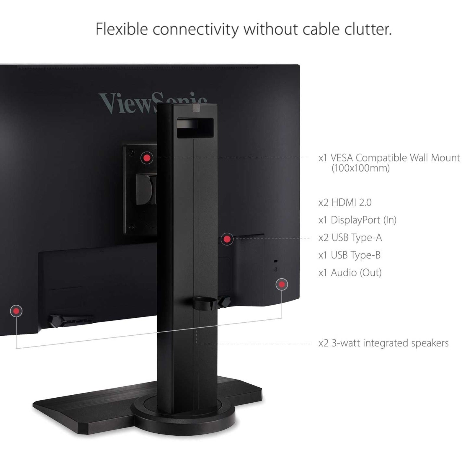 ViewSonic XG2431 24" OMNI 1080p 1ms 240Hz IPS Gaming Monitor with FreeSync Premium, and HDR400 (XG2431) Alternate-Image7 image