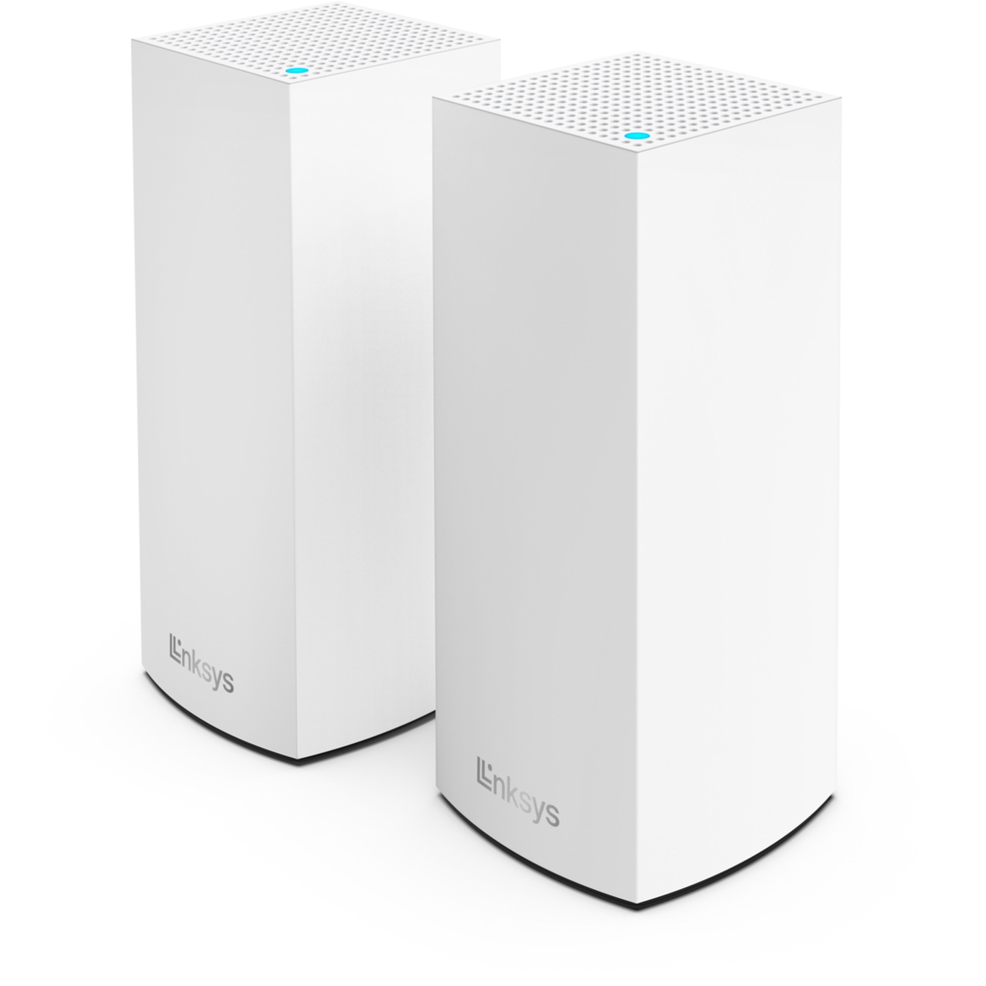 Linksys MX5502 Velop Atlas Pro 6: Dual-Band Mesh WiFi 6 System, 2-Pack - Fast and Reliable Home WiFi Coverage