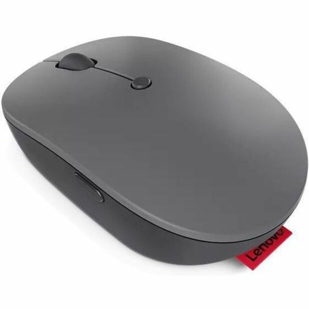 Lenovo GY51C21210 Go USB-C Wireless Mouse (Storm Gray), Rechargeable, 2400 dpi, 2.4 GHz, 6 Programmable Buttons