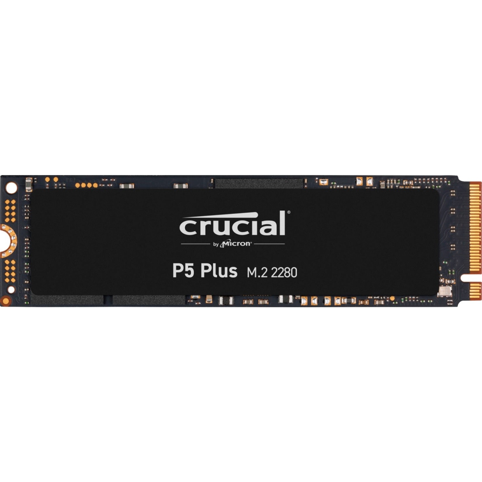 Crucial CT2000P5PSSD8 P5 Plus 2TB PCIe M.2 2280SS SSD, 5 Year Warranty, 1200 TB Endurance, 6600 MB/s Read, 5000 MB/s Write
