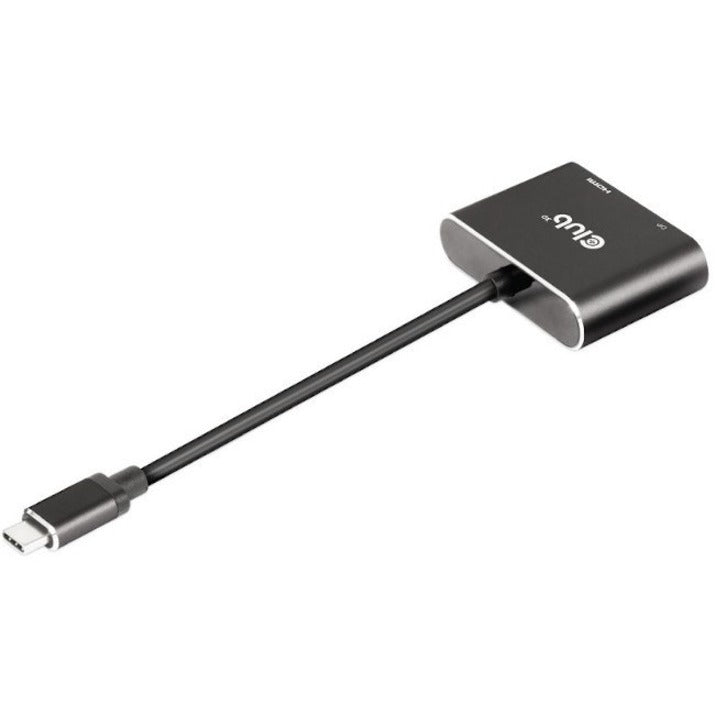 Club 3D CSV-1552 MST Hub USB3.2 Gen2 Type-C(DP Alt-Mode) to DisplayPort + HDMI 4K60Hz M/F, USB, HDMI Out, DisplayPort