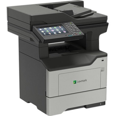 Lexmark 36ST907 MX622ade Laser Multifunction Printer, Monochrome, 50 ppm, 1200 x 1200 dpi, Touchscreen, Gigabit Ethernet