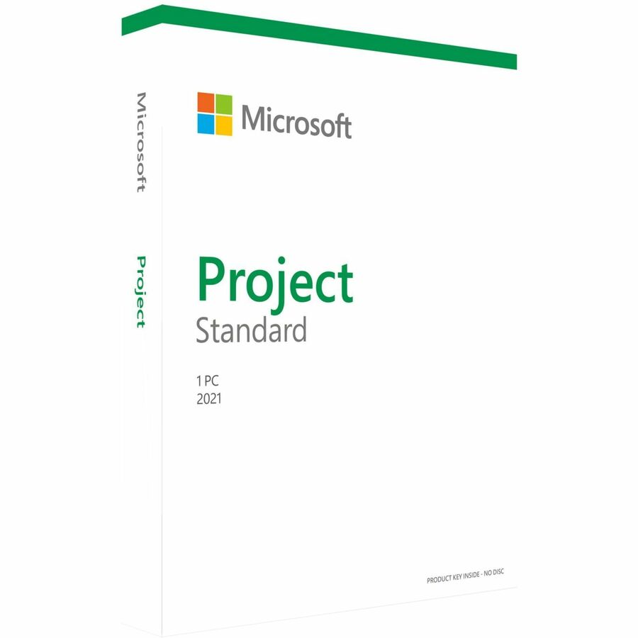 Microsoft 076-05916 Project 2021 Standard, Project Management Software for Windows PC