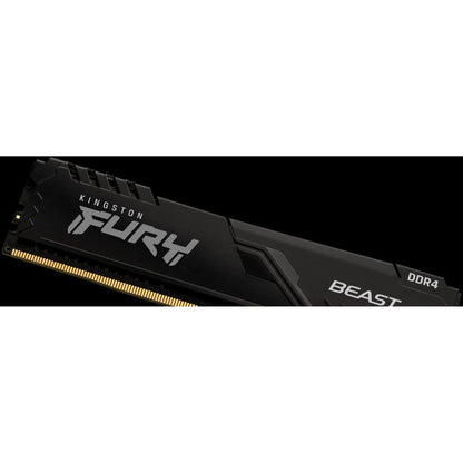 Close-up of Kingston FURY branding on DDR4 RAM heat spreader-alternate-image5
