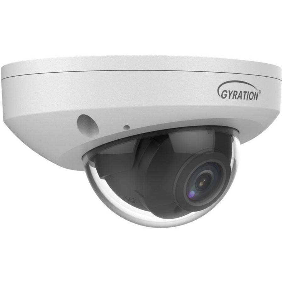 Gyration CYBERVIEW 412D 4 MP Outdoor Intelligent Fixed Dome Wedge Camera, Motion Detection, Wide Dynamic Range, SD Card Local Storage