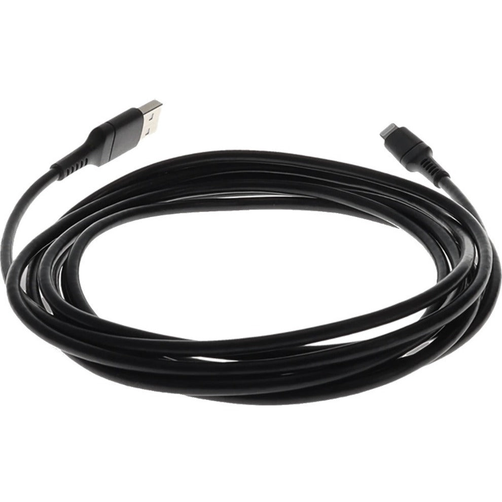 AddOn USB2LGT3MB 3.0m (9.8ft) USB 2.0 A to Lightning M to M Kabel Schwarz Sync und Laden