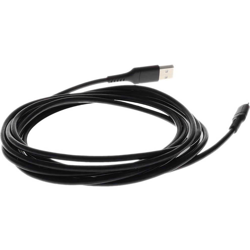 AddOn USB2LGT3MB 3.0m (9.8ft) USB 2.0 A to Lightning M to M Cable Black, Sync and Charge
