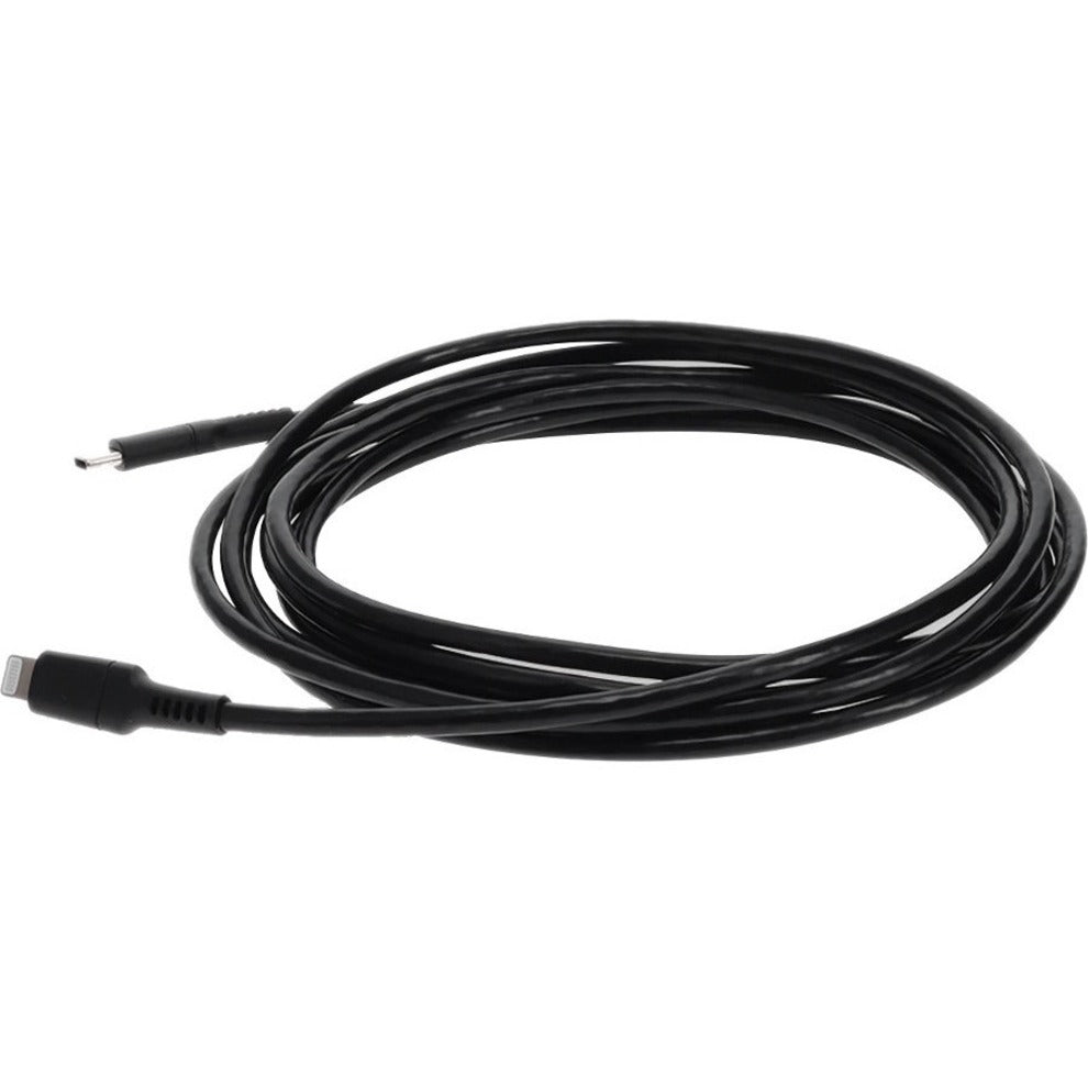 AddOn USBC2LGT3MB 3.0m USB 3.1 C to LTNG M to M Cable, Black