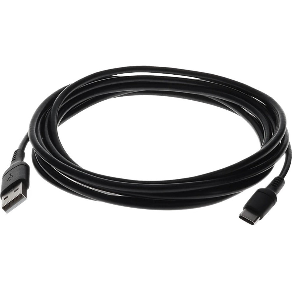 AddOn USBC2USB1MB 1.0m (3.3ft) USB-C Male to USB 2.0 (A) Male Sync and Charge Cable, Black