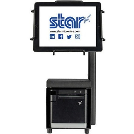 Star Micronics 37950830 mENCLOSURE Tablet Enclosure, Scratch Resistant, Anti-theft, Cable Management, Extendable Arm, Lockable