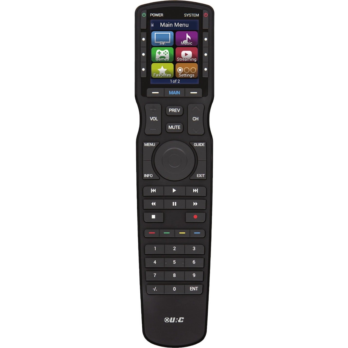 URC MX-790 Universal Remote Control, Complete Control, LCD Screen, 100 ft Wireless Range
