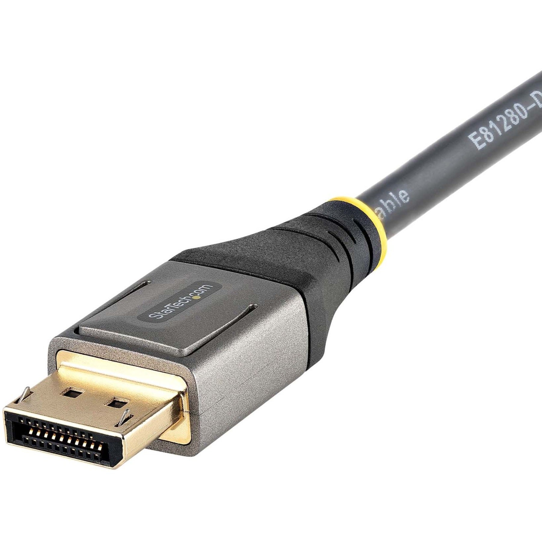 StarTech.com DP14VMM5M DisplayPort 1.4 8K Cable, 16ft (5m) VESA Certified, 8K 60Hz HDR10, UHD 4K 120Hz Video, DP to DP Monitor Cord
