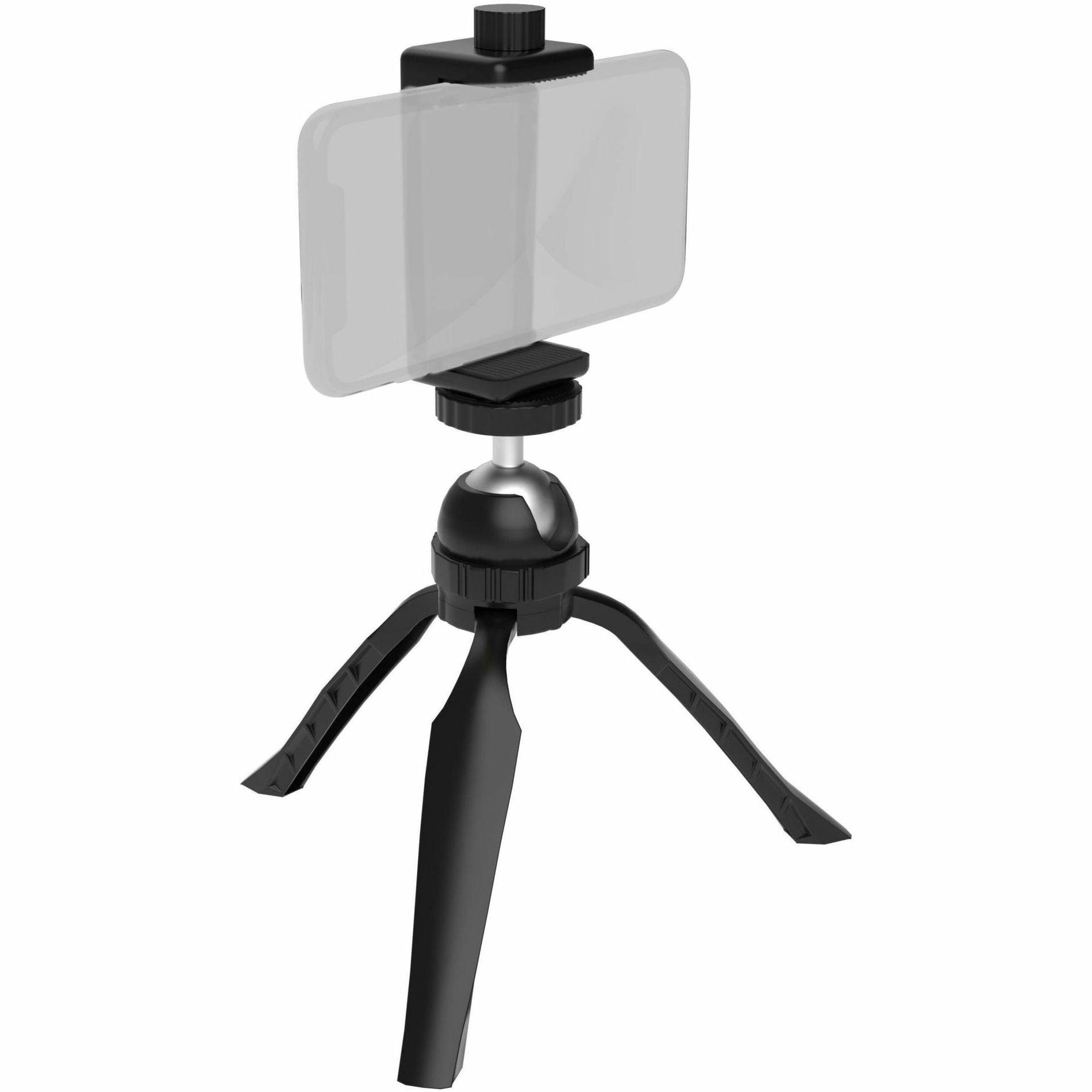 CTA Digital ADD-DESKTRI Tabletop Phone & Camera Tripod Mount, Ball Head, 2.20 lb Load Capacity