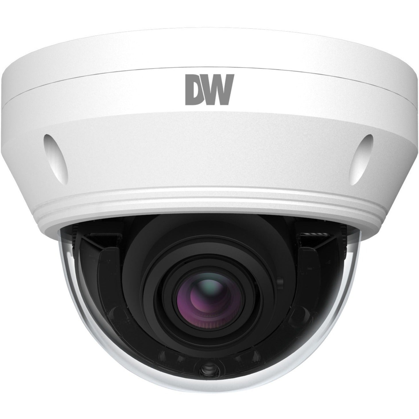 Digital Watchdog DWC-MV95WIATW MEGAPIX 5MP Vandal Dome IP Camera, Varifocal Lens, 4.3x Optical Zoom, H.265 Video Format, 60 fps, 2592 x 1944 Maximum Video Resolution