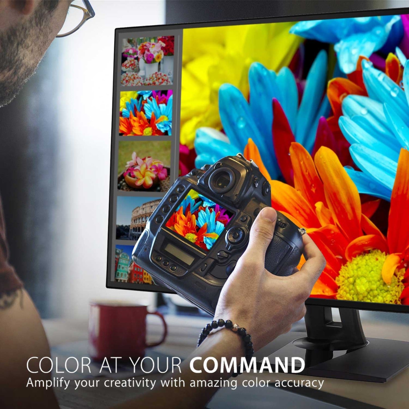 ViewSonic VP3268A-4K ColorPro Design Monitor, 32" 4K UHD, USB-C, 3840 x 2160 Resolution