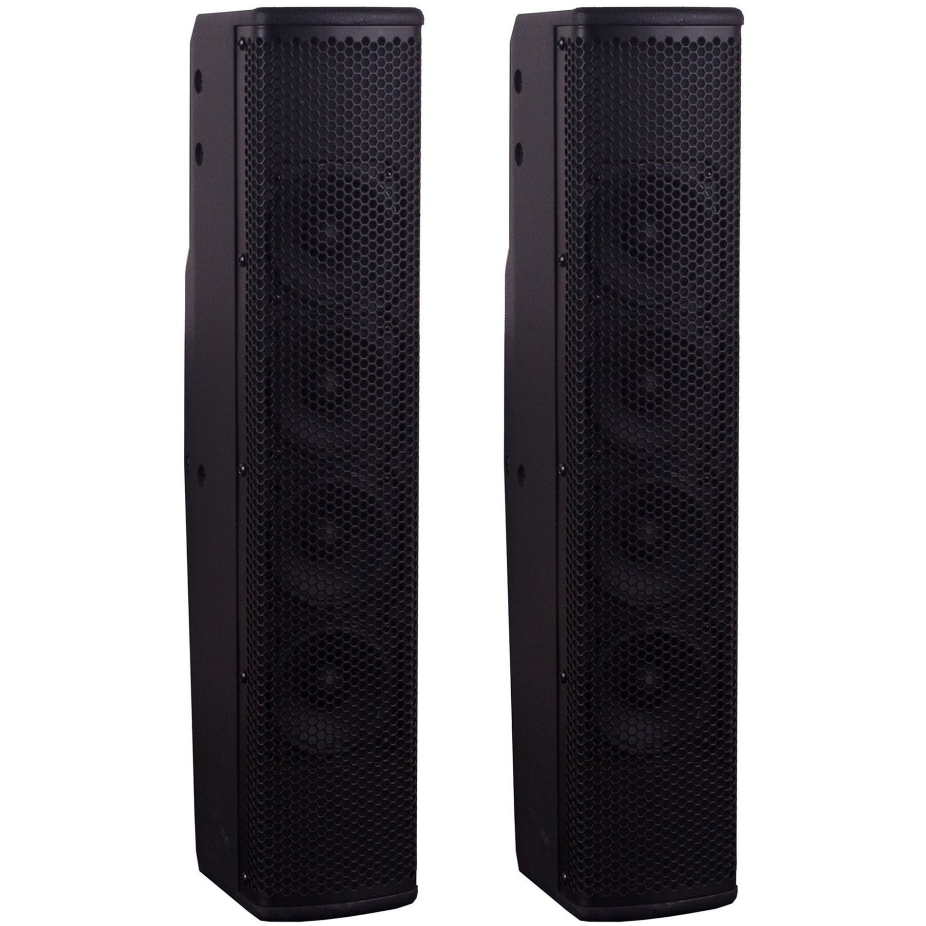 MuxLab 500220 Dante Two Column Speakers PoE, 60W - 2 Pack