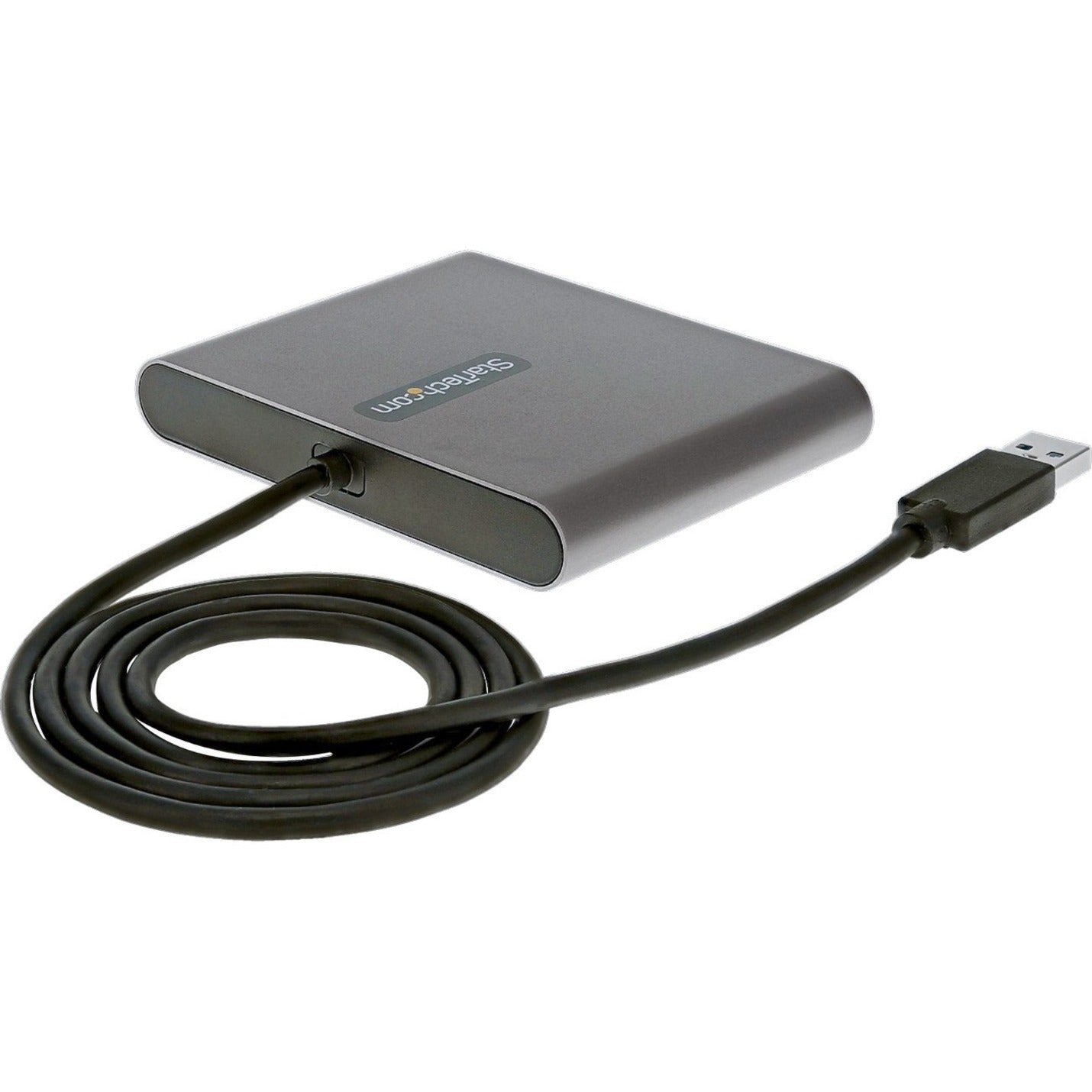 StarTech.com USB32HD4 USB-A to HDMI Adapter, 1920 x 1080, Space Gray, 2 Year Warranty