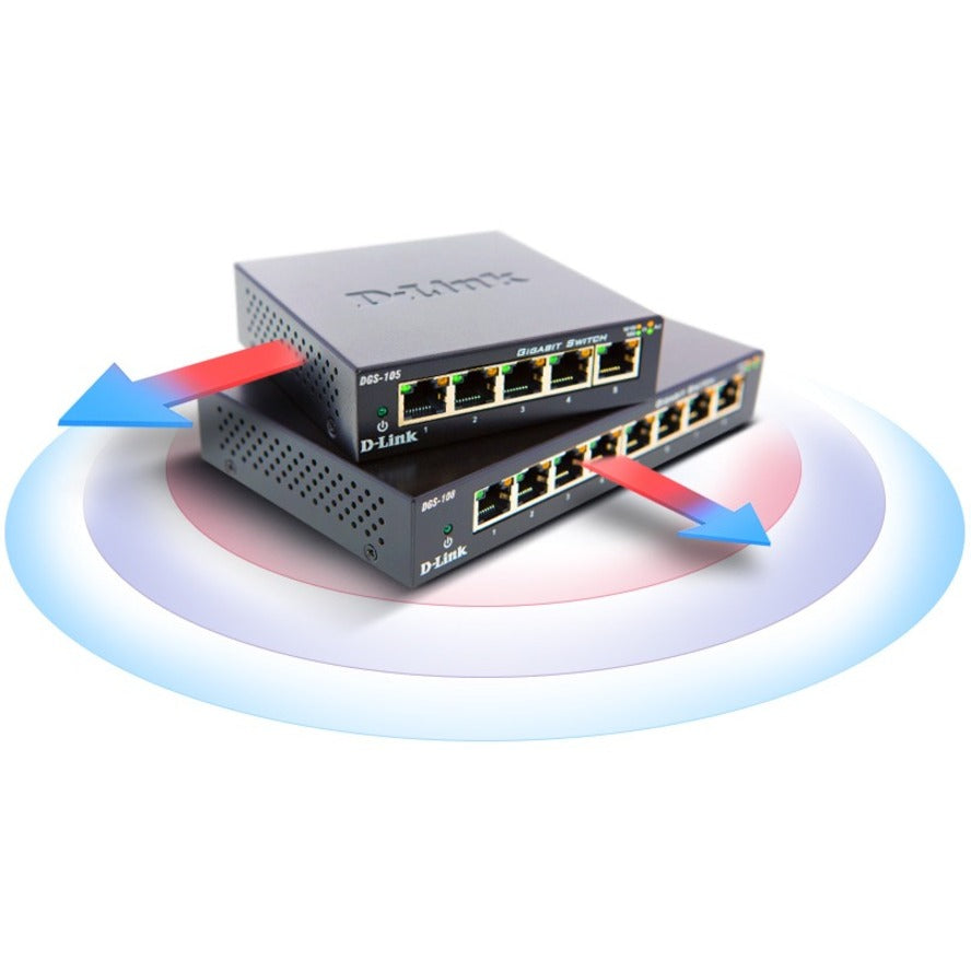 D-Link Gigabit Switch, Unmanaged, 5 Port - (DGS-105) – D-Link Systems, Inc