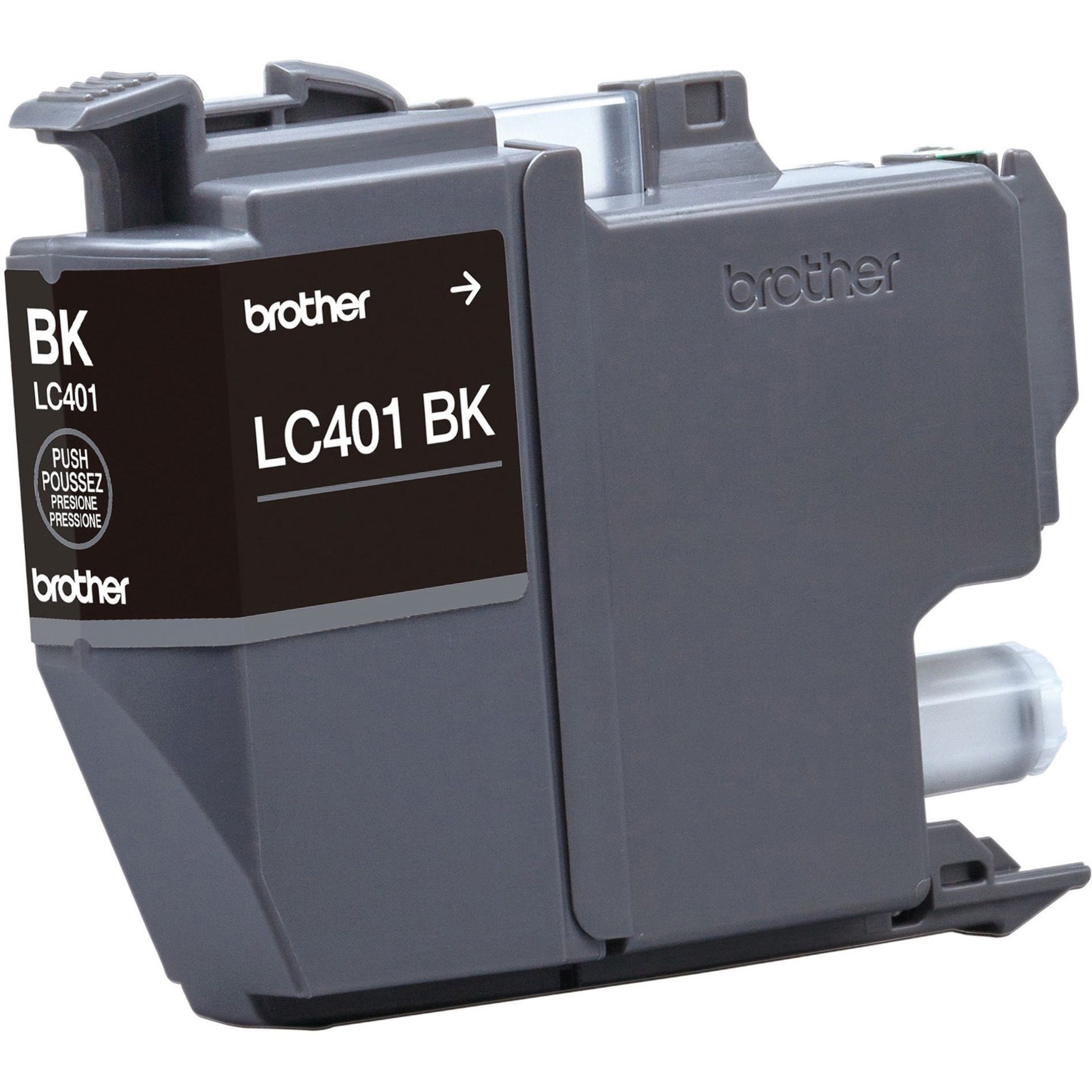 Brother LC401BKS Black Ink Cartridge - Original, Standard Yield, 200 Pages
