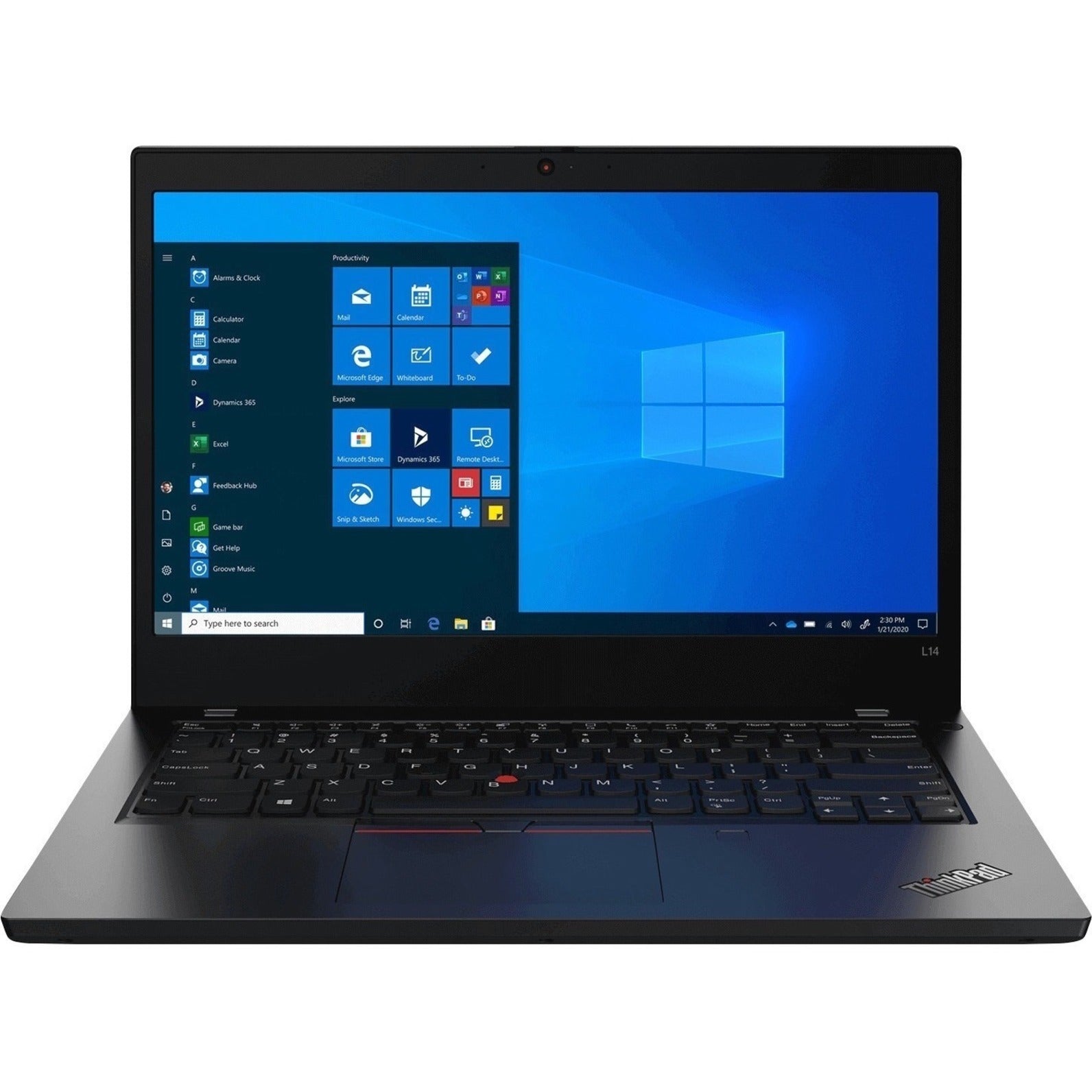 Lenovo 20X10093US ThinkPad L14 Gen2 Notebook, 11th Gen Core i5, 8GB RAM, 256GB SSD, Windows 10 Pro