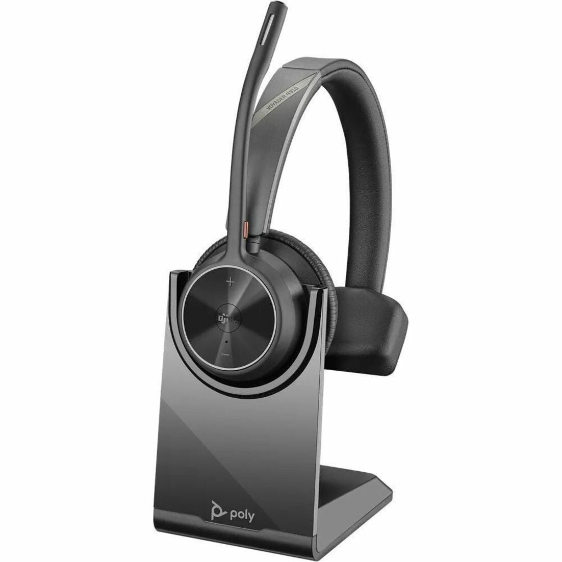 Poly 218478-01 Voyager 4300 UC 4320 C Headset, Wireless Bluetooth Stereo Headset with Noise Cancelling Microphone