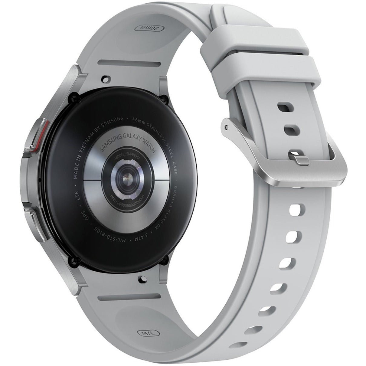 (SM-R895UZSAXAA) Classic, 46mm, Network Watch4 Hardwares Samsung Silver, – Galaxy LTE