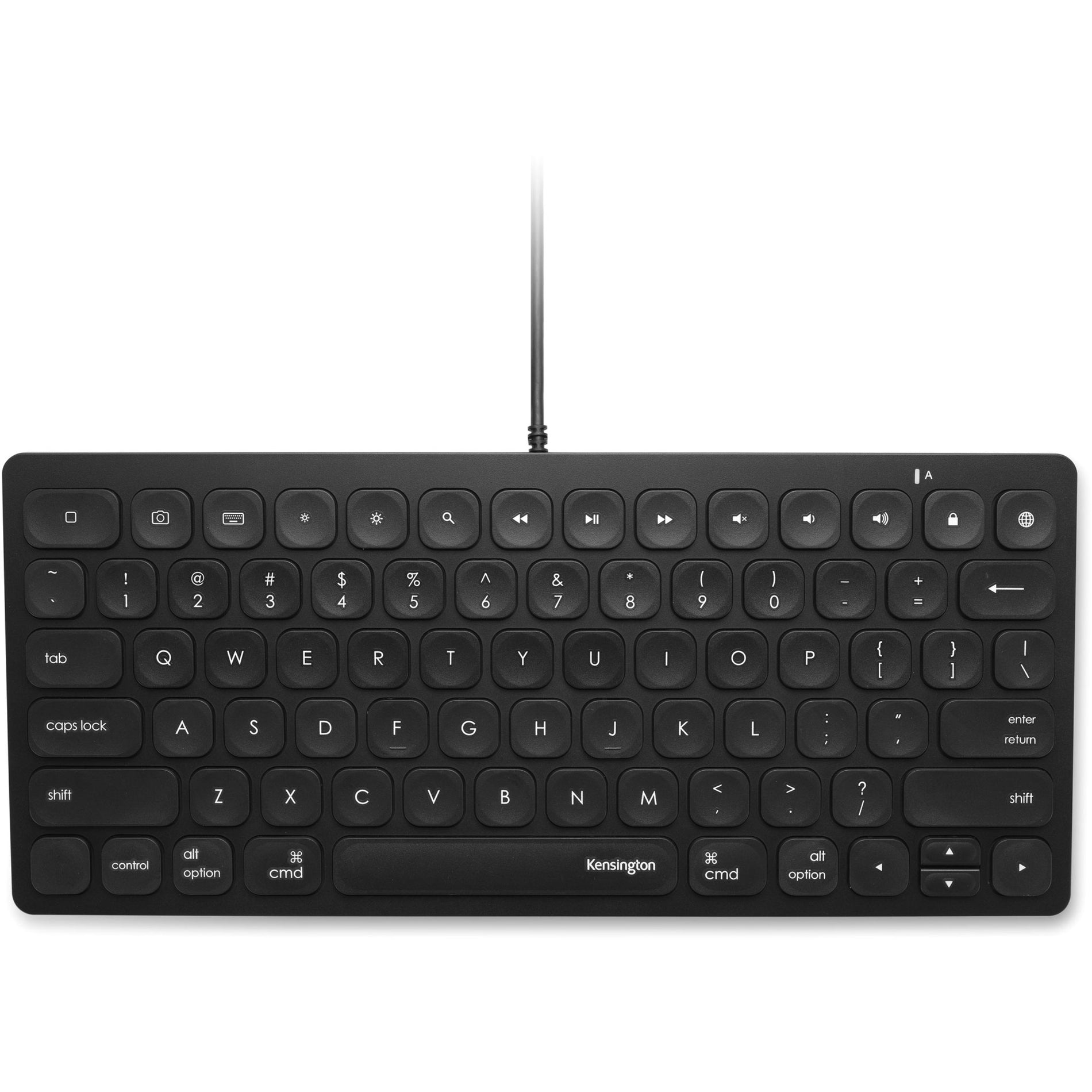 Kensington K75505US Keyboard, 2 Year Limited Warranty, Cable Connectivity, Lightning Host Interface, Black
