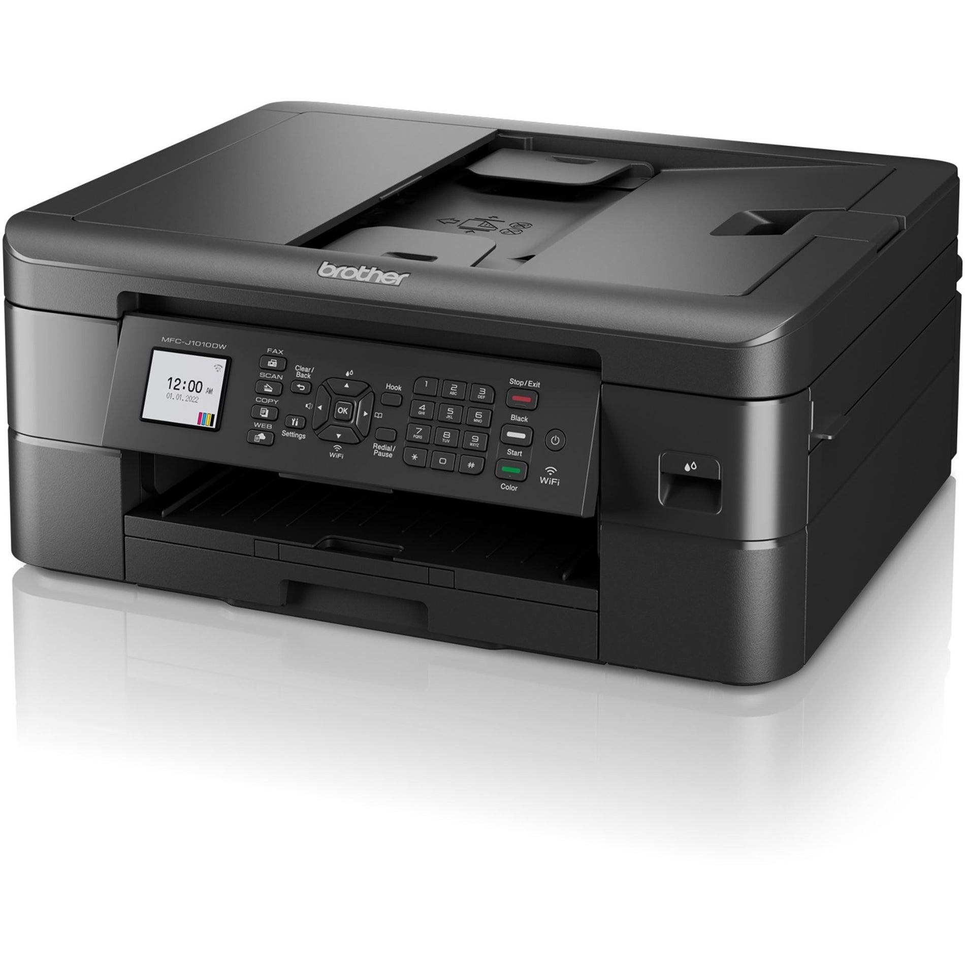 Brother MFC-J1010DW Inkjet Printer, Color, Wireless, Automatic Duplex Printing