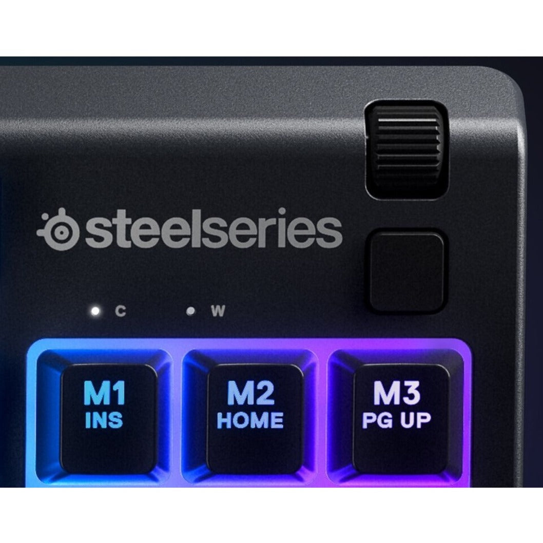 SteelSeries 64831 APEX 3 TKL Gaming Keyboard, RGB Backlight, Water Resistant