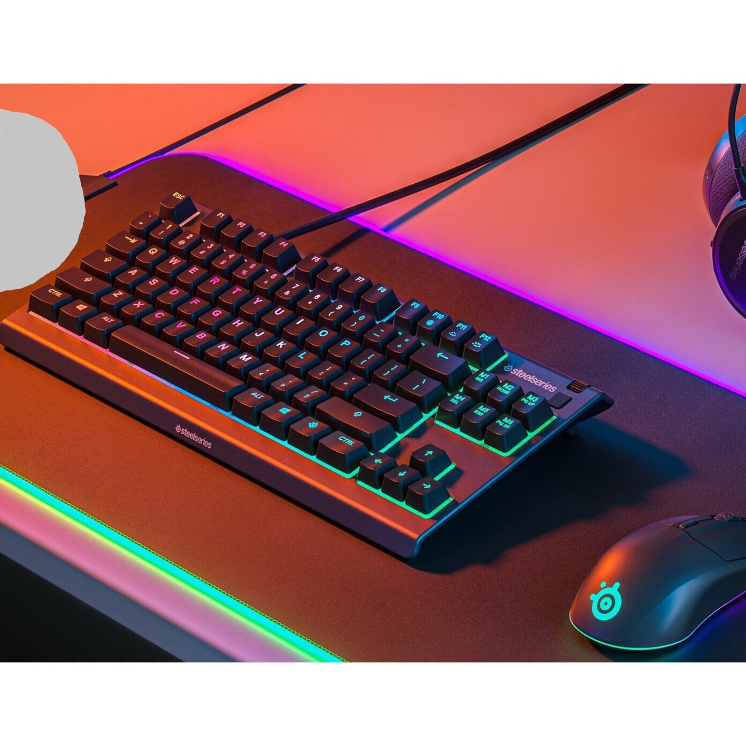 SteelSeries APEX 3 TKL Gaming Keyboard - RGB Backlight, Water Resistan –  Network Hardwares