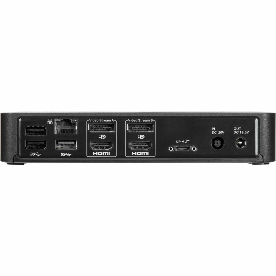 Targus DOCK192USZ Docking Station, USB-C, 4K Dual Display, HDMI, DisplayPort, USB-A, Gigabit Ethernet