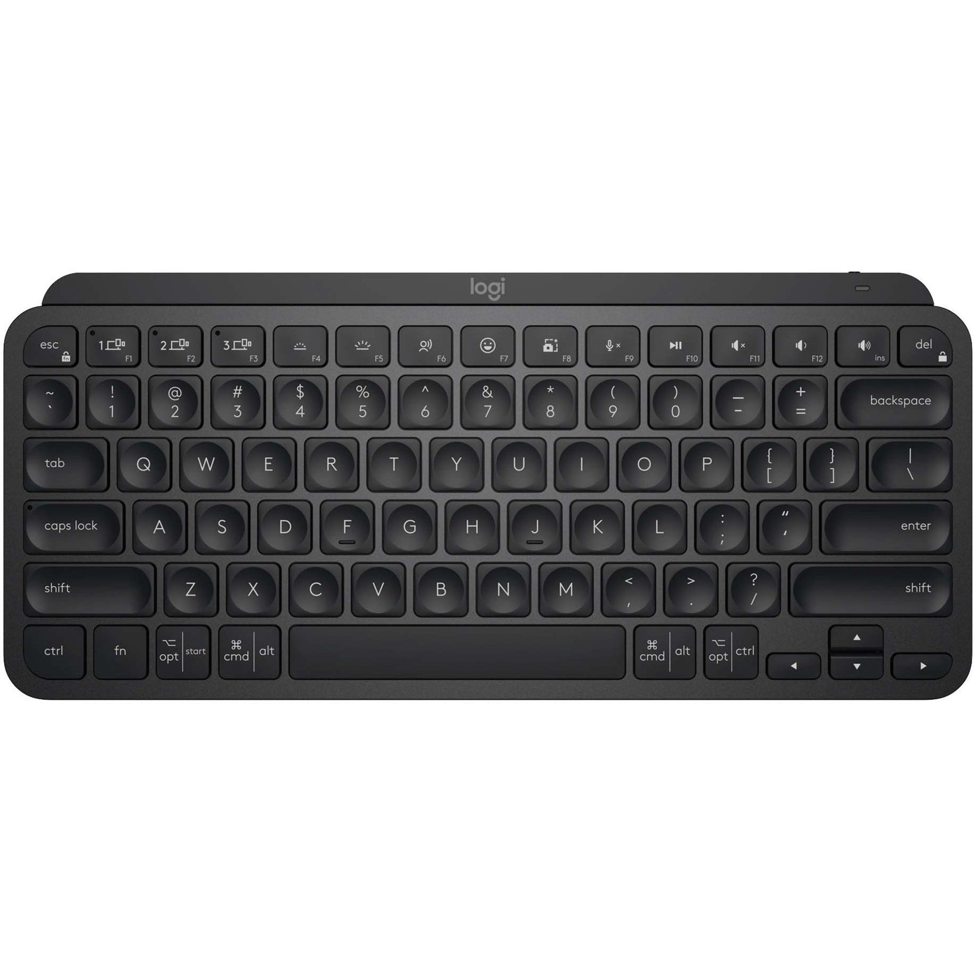 Logitech 920-010475 MX Keys Mini Black, Minimalist Wireless Illuminated Keyboard