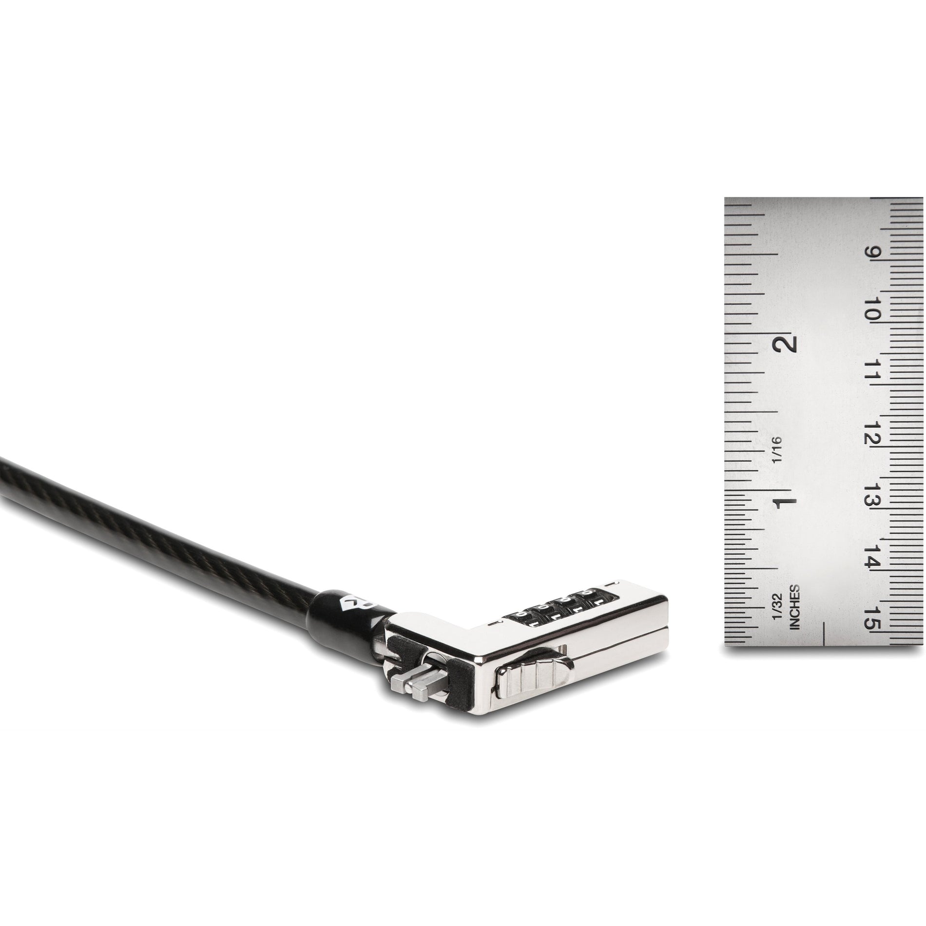 Kensington K60629WW Slim NanoSaver Combination Ultra Cable Lock, 6 ft, 4-digit Resettable