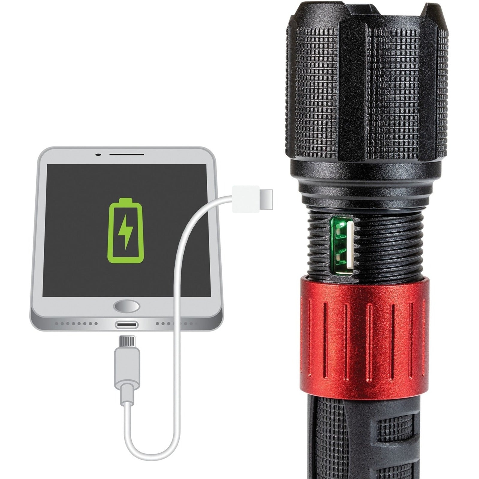 Dorcy 41-4358 Extrem 1000 Lumen USB Wiederaufladbare Taschenlampe Mit Powerbank Spot Flut Taschenlampe