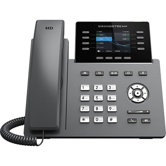 Grandstream GRP2624 8-Line Professional Carrier-Grade IP Phone, Color Screen, PoE + GigE WiFi