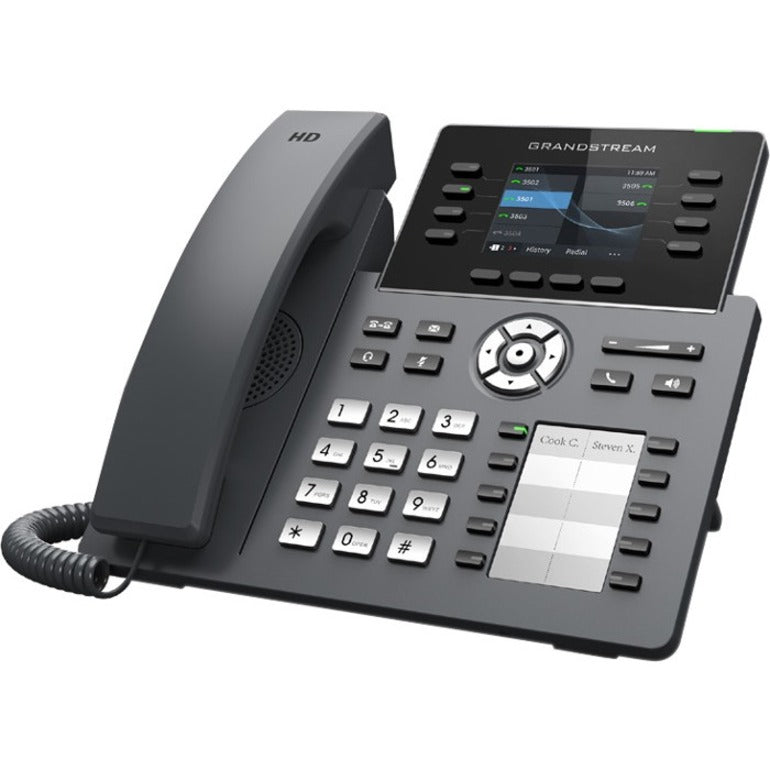 Grandstream GRP2634 8-Line Professional Carrier-Grade IP Phone, 2.8in Color Screen, 10 Programmable Keys, PoE + GigE WiFi